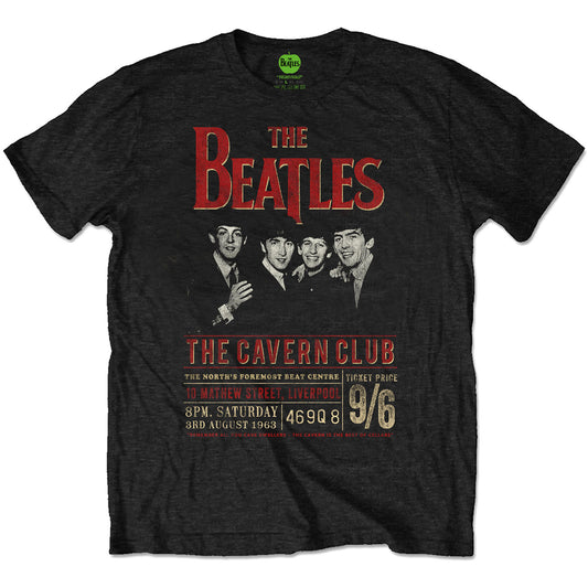 The Beatles Unisex T-Shirt: Cavern '63 (Eco-Friendly) (Small)