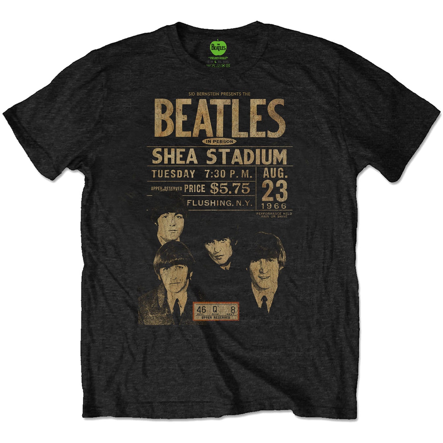 The Beatles Unisex T-Shirt: Shea '66 (Eco-Friendly)