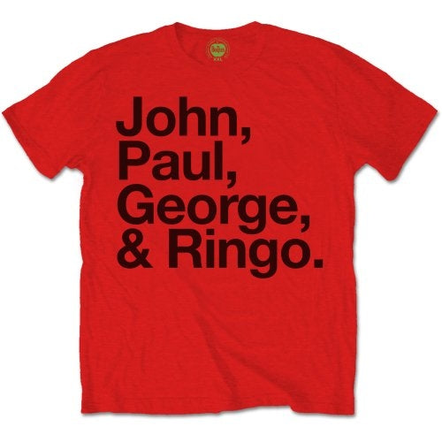 The Beatles Unisex T-Shirt: John, Paul, George & Ringo