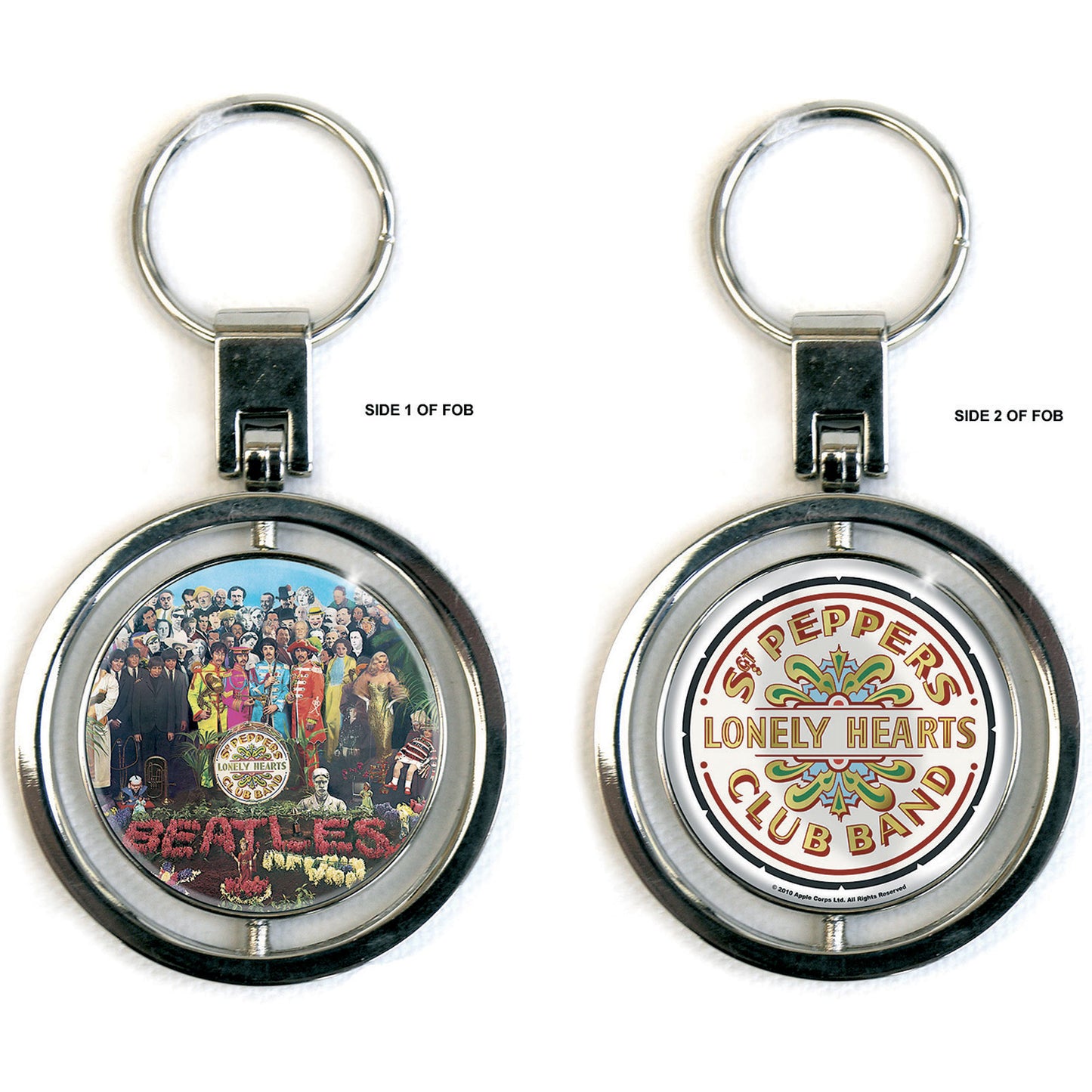 The Beatles Keychain: Sgt Pepper (Spinner)