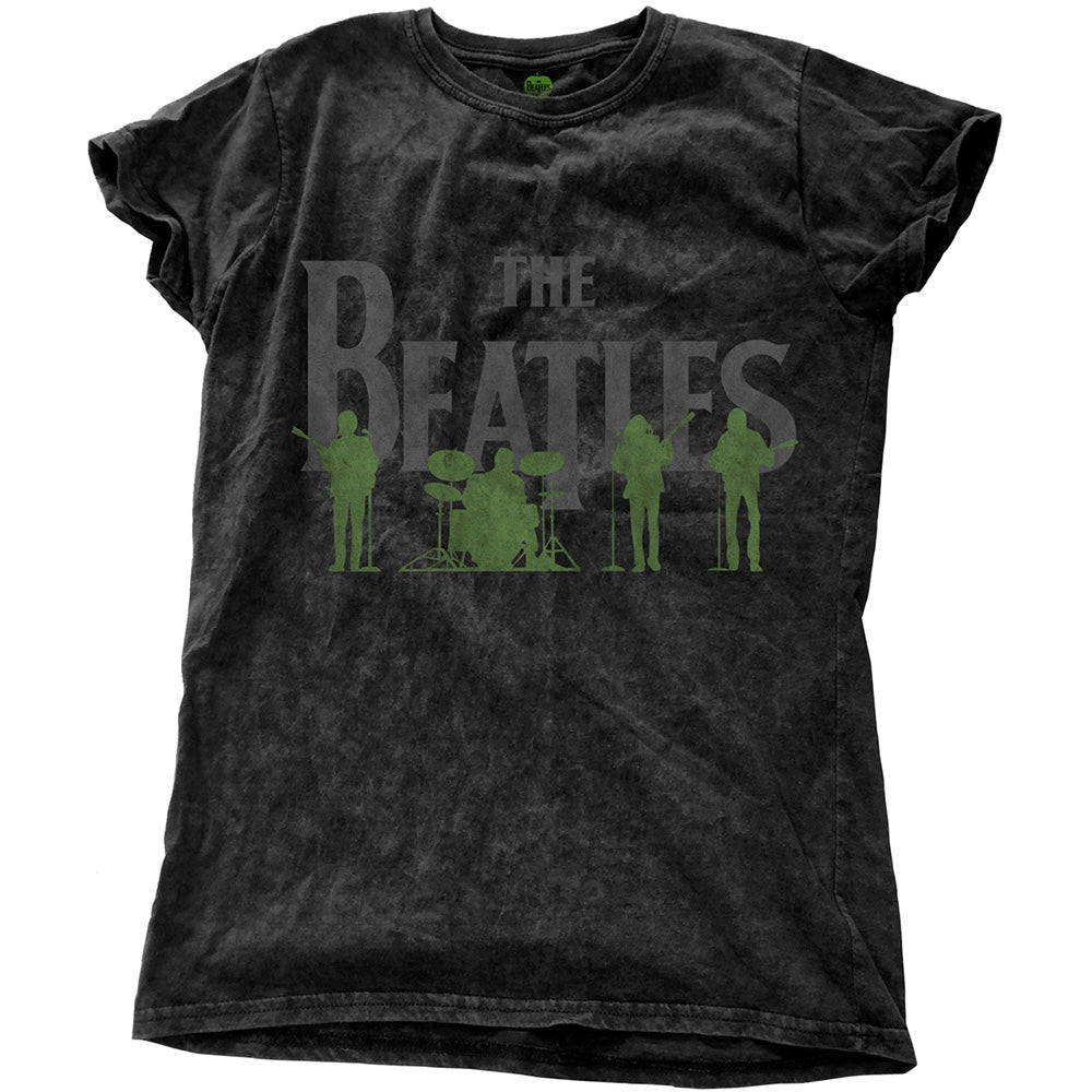 The Beatles Ladies T-Shirt: Saville Row Line-Up (Wash Collection)