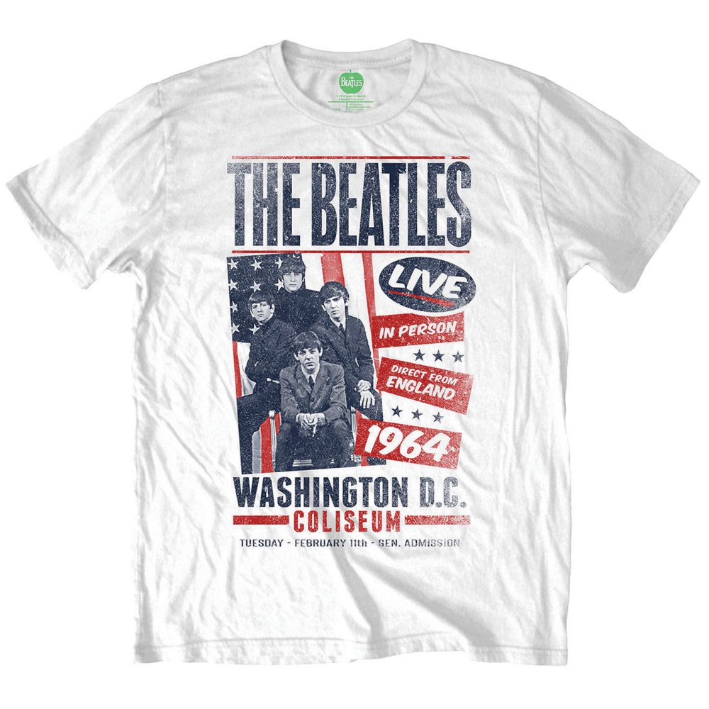 The Beatles Unisex T-Shirt: Coliseum Poster