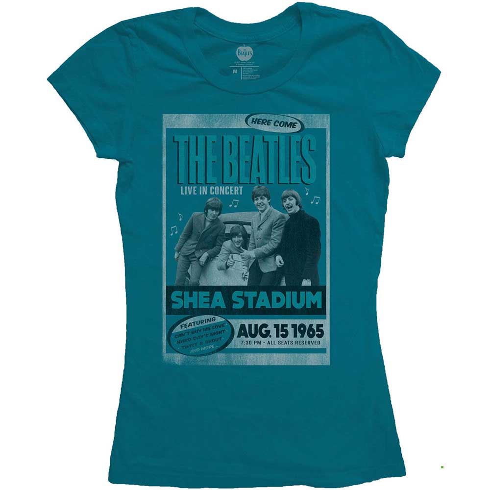 The Beatles Ladies T-Shirt: Shea Stadium 1965