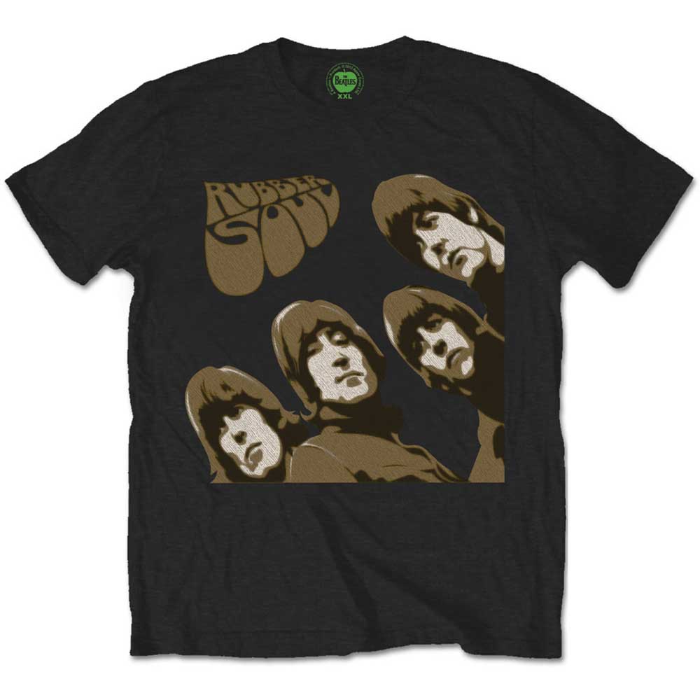 The Beatles Unisex T-Shirt: Rubber Soul Sketch