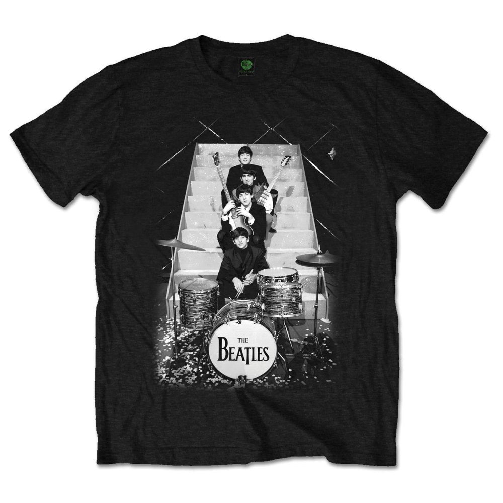 The Beatles Unisex T-Shirt: Stage Stairs