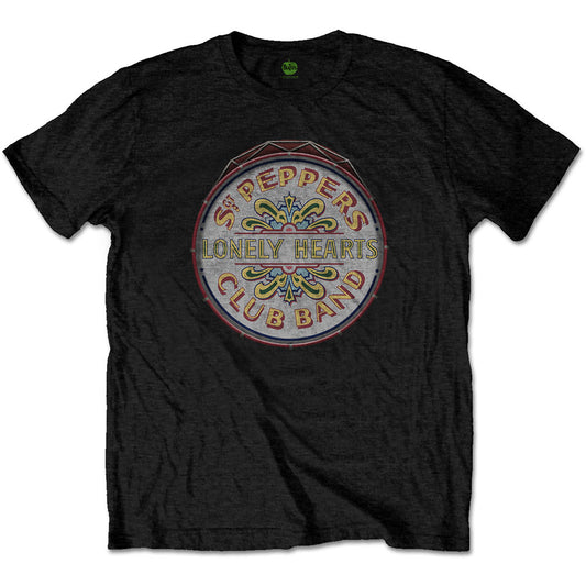 The Beatles Unisex T-Shirt: Original Pepper Drum