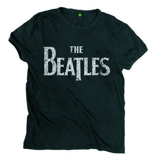 The Beatles Unisex T-Shirt: Drop T Logo Vintage