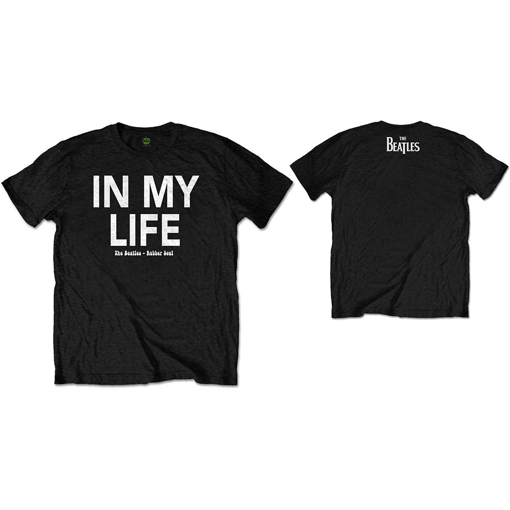 The Beatles Unisex T-Shirt: In My Life (Back Print)