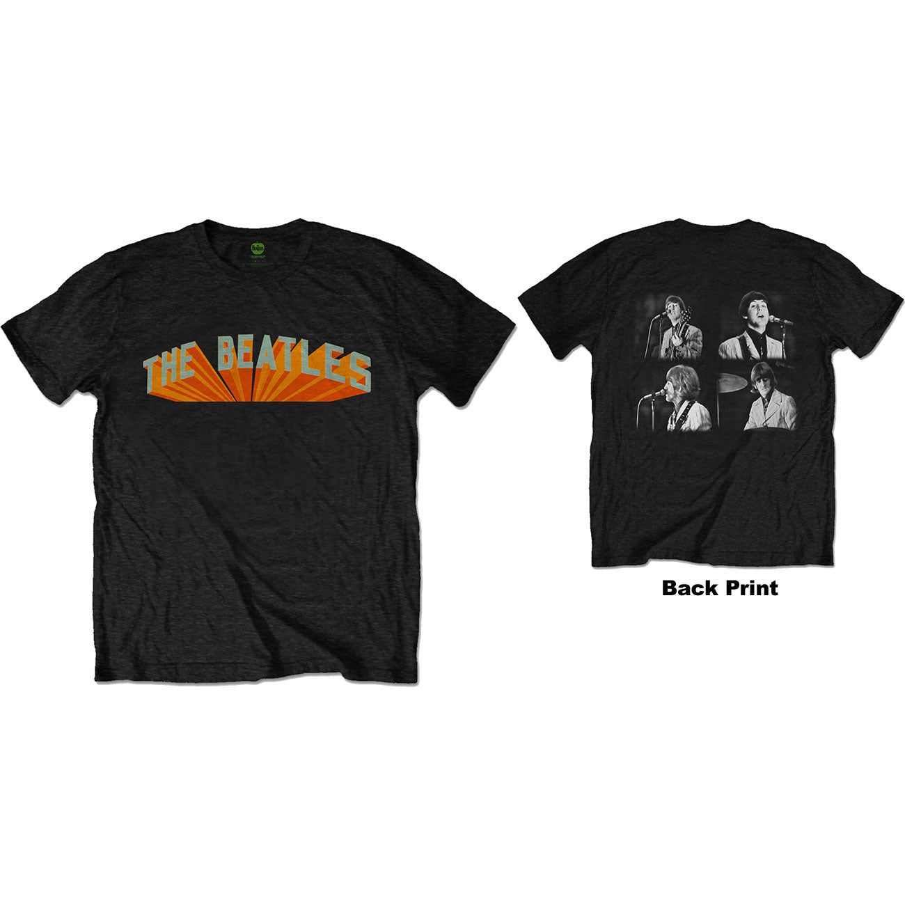 The Beatles Unisex T-Shirt: Live in Japan (Back Print)