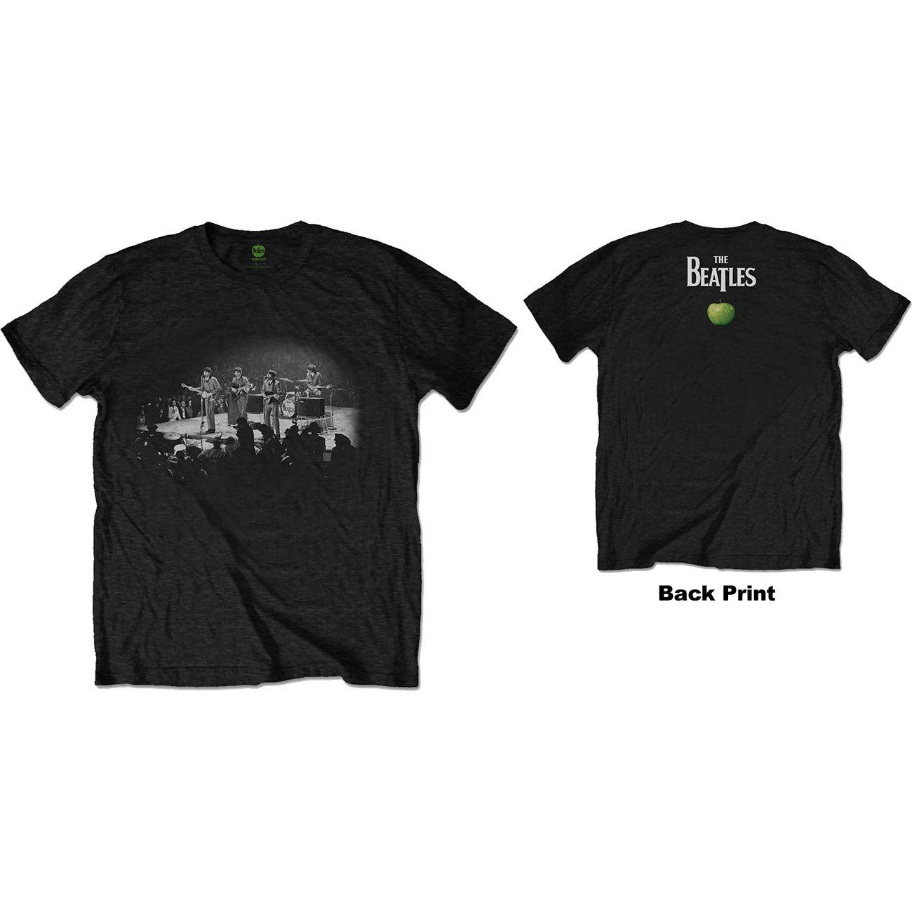 The Beatles Unisex T-Shirt: Live in DC (Back Print)