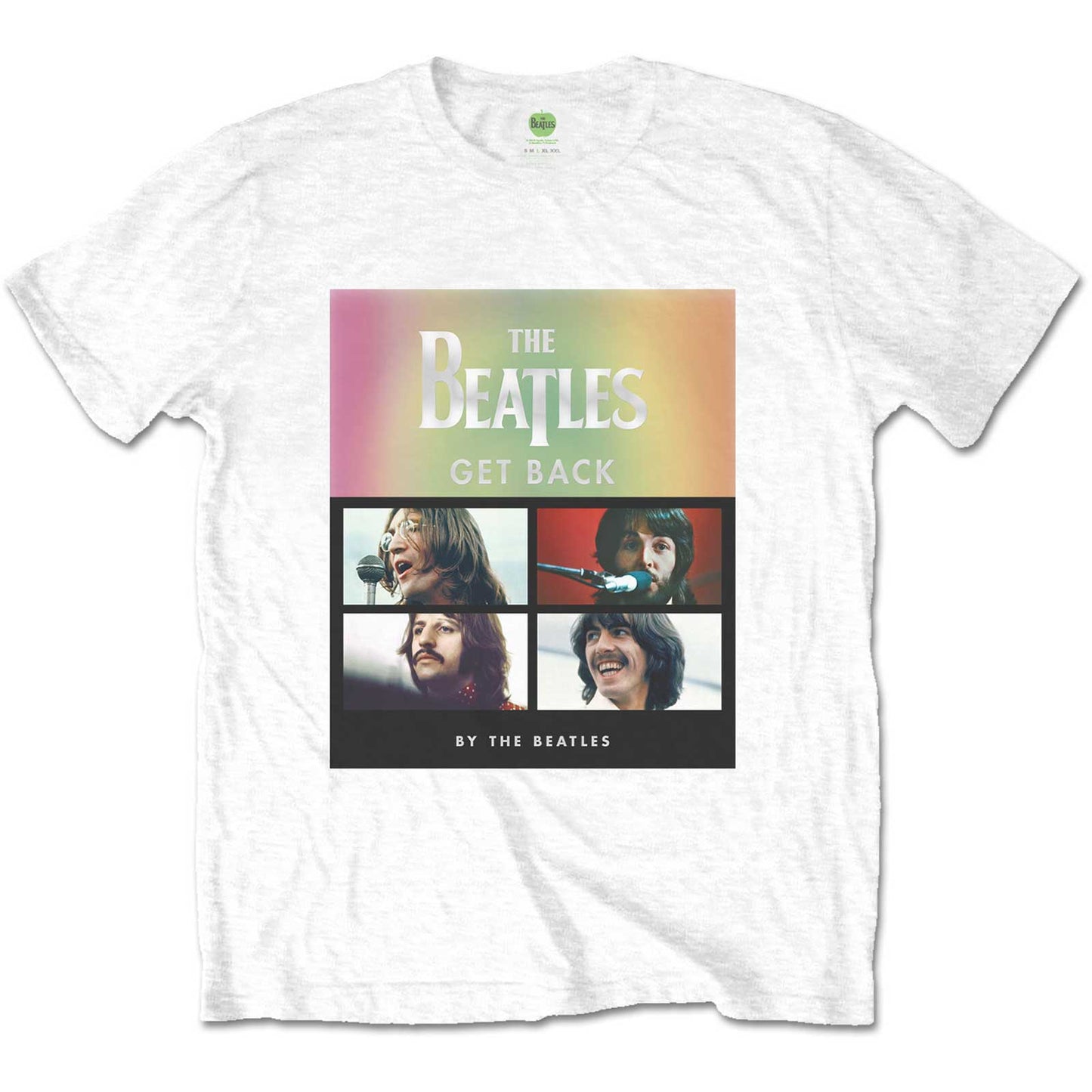 The Beatles Unisex T-Shirt: Album Faces Gradient