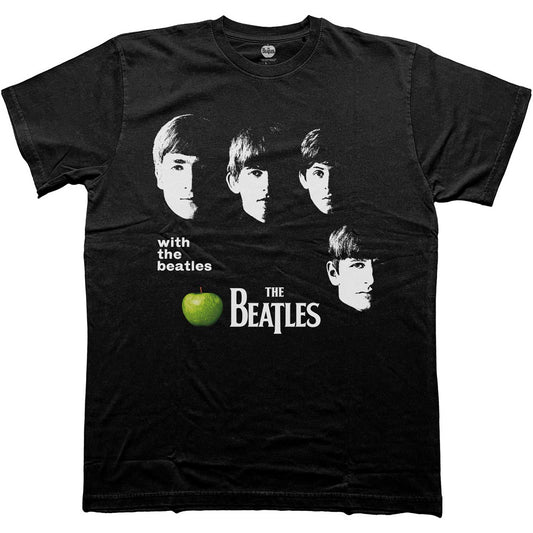 The Beatles Unisex T-Shirt: With The Beatles Apple