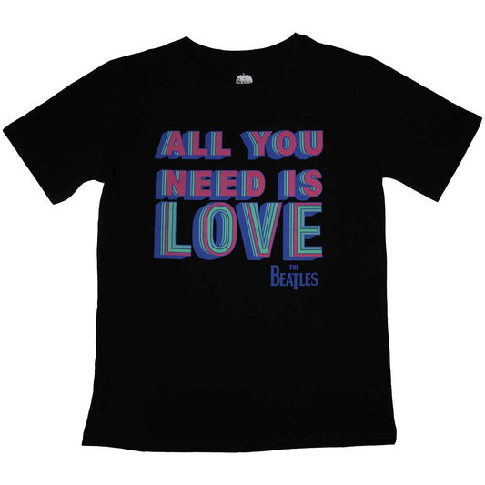 The Beatles Ladies T-Shirt: All You Need Is Love
