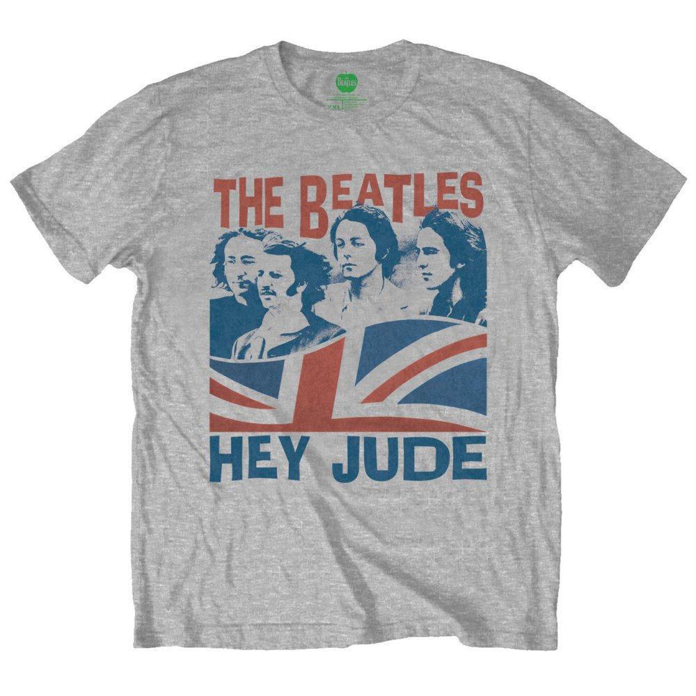 The Beatles Unisex T-Shirt: Windswept/Hey Jude