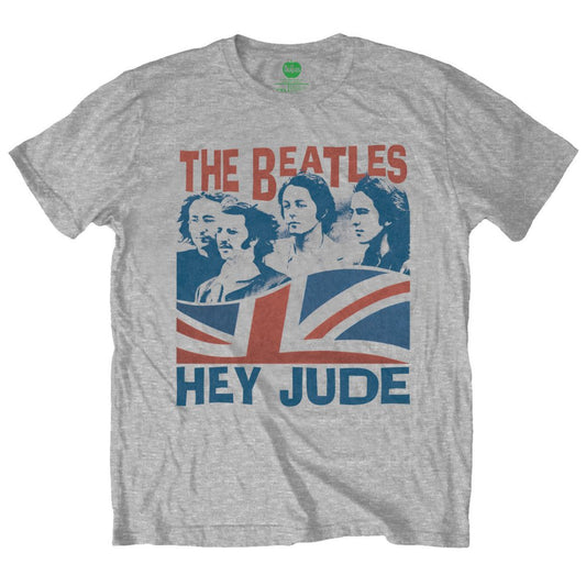 The Beatles Unisex T-Shirt: Windswept/Hey Jude