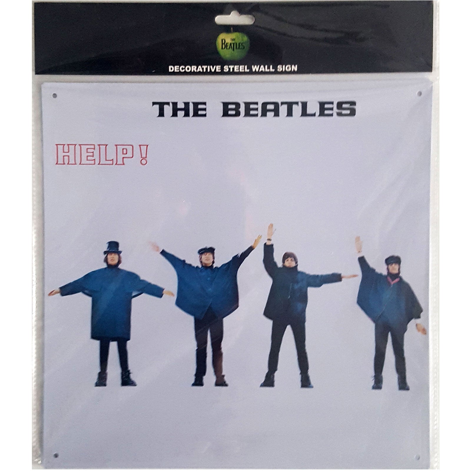The Beatles Steel Wall Sign: Help!
