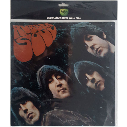 The Beatles Steel Wall Sign: Rubber Soul