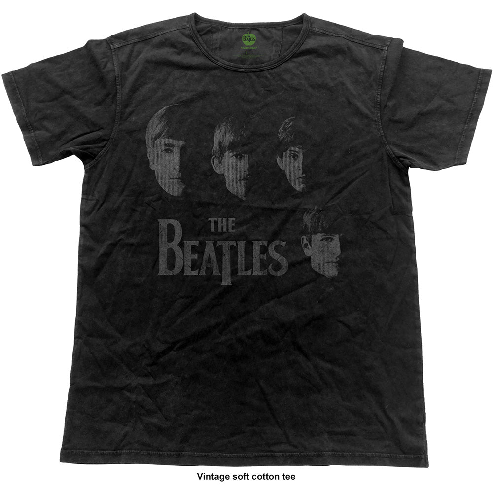 The Beatles Unisex Vintage T-Shirt: Faces