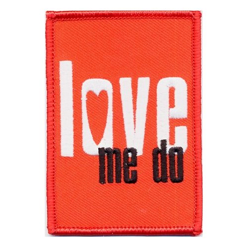 The Beatles Standard Patch: Love me do (Iron On)