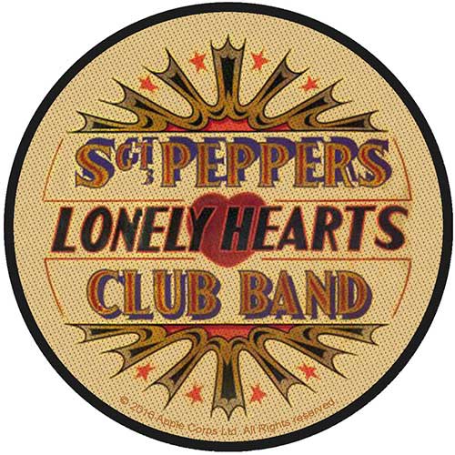 The Beatles Standard Patch: Vintage Sgt Pepper Drum