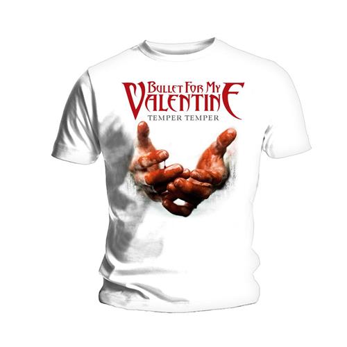 Bullet For My Valentine Unisex T-Shirt: Temper Temper Blood Hands