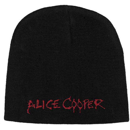 Alice Cooper Unisex Beanie Hat: Logo  