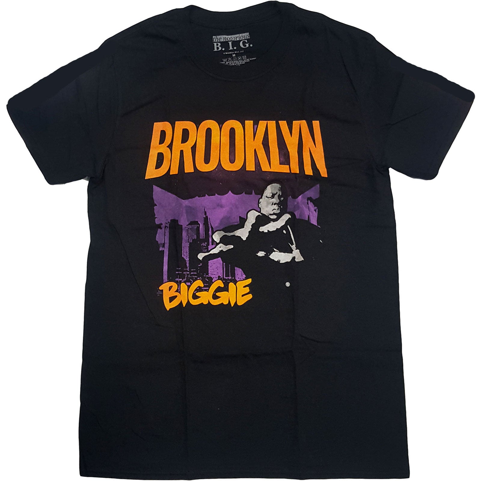 Biggie Smalls Unisex T-Shirt: Brooklyn Orange
