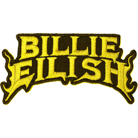 Billie Eilish Standard Patch: Flame Yellow