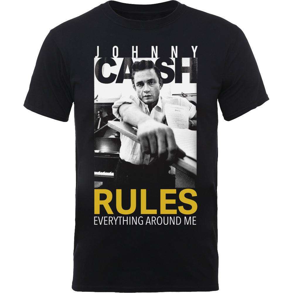 Johnny Cash Unisex T-Shirt: Rules Everything