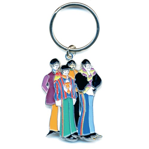 The Beatles Keychain: Yellow Submarine Band (Enamel In-fill)