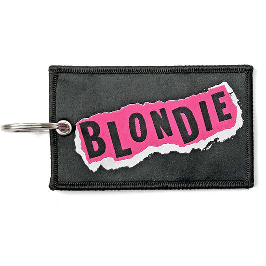 Blondie Keychain: Punk Logo (Double Sided Patch)