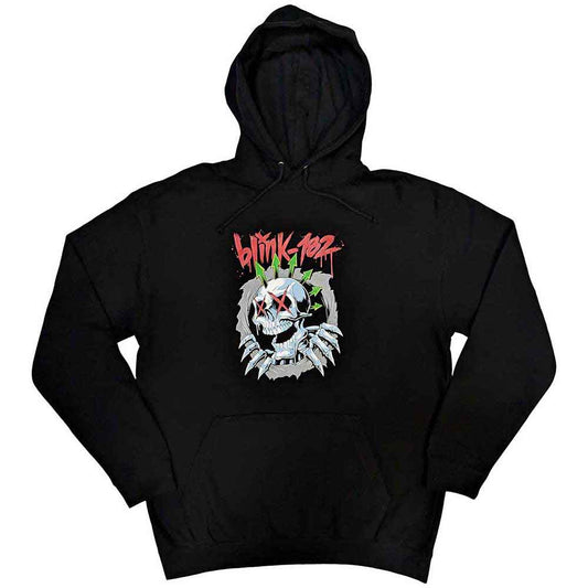 Blink-182 Unisex Pullover Hoodie: Six Arrow Skull