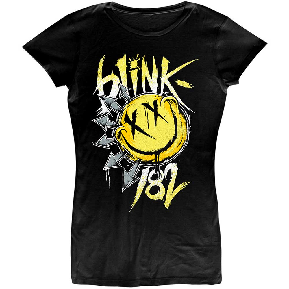 Blink-182 Ladies T-Shirt: Big Smile
