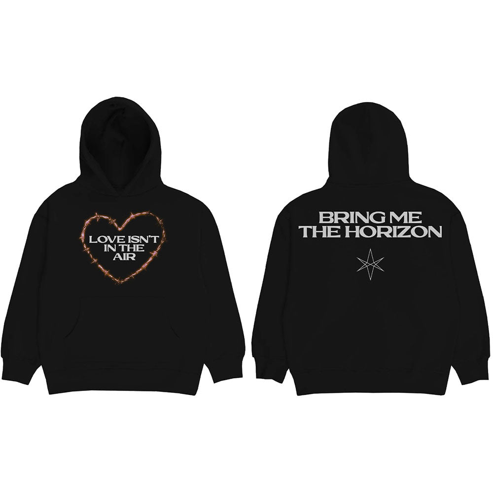 Bring Me The Horizon Unisex Pullover Hoodie: Love (Back Print)