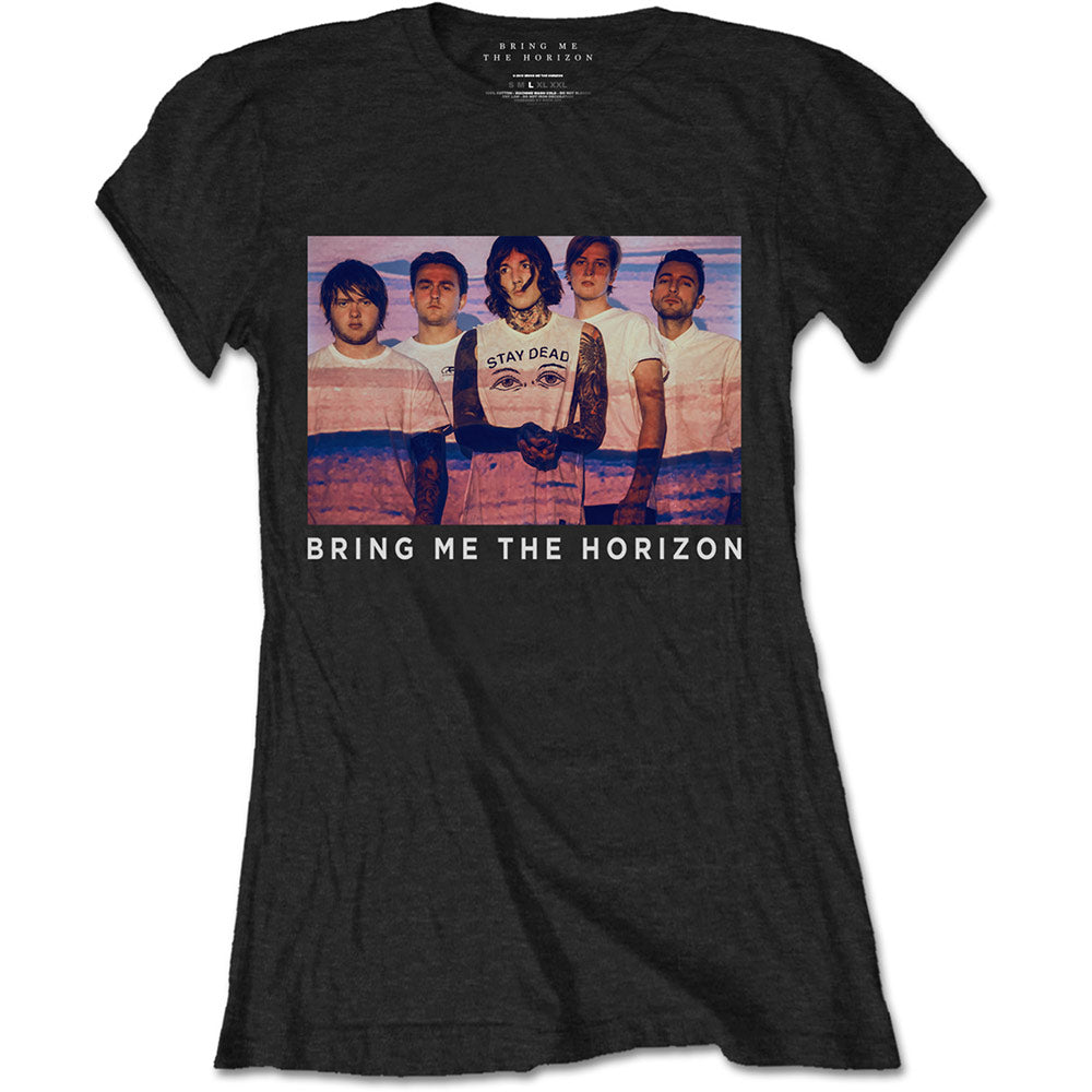 Bring Me The Horizon Ladies T-Shirt: Photo Lines