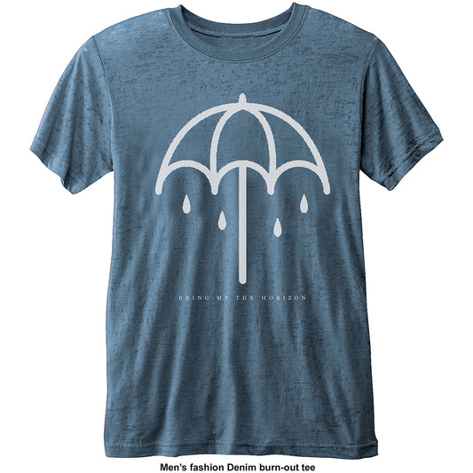 Bring Me The Horizon Unisex T-Shirt: Umbrella (Burnout) (X-Small)