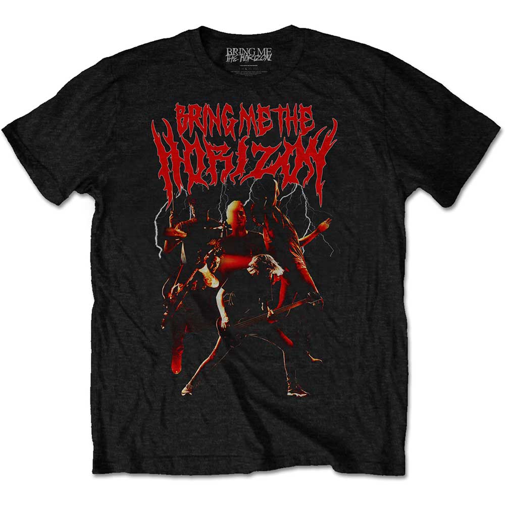 Bring Me The Horizon Unisex T-Shirt: Lightning (Small)