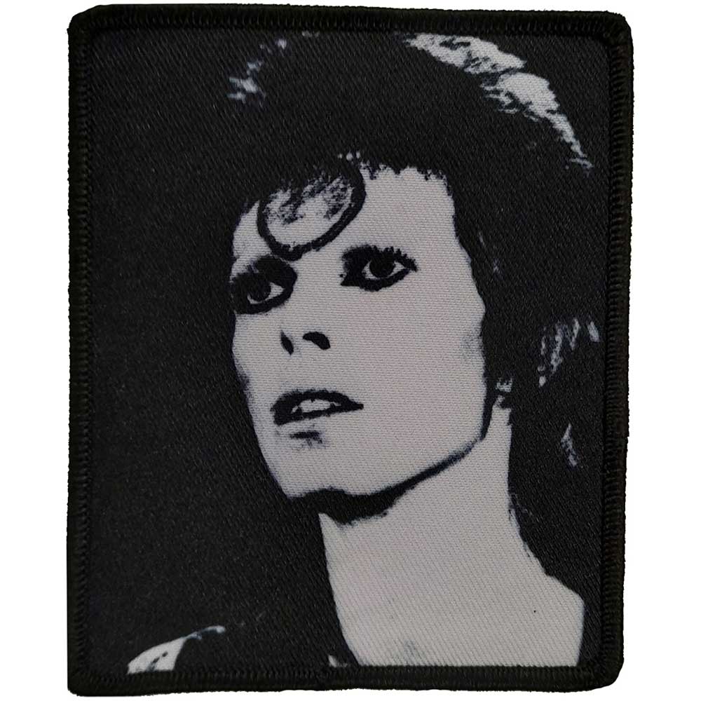 David Bowie Standard Patch: Black & White