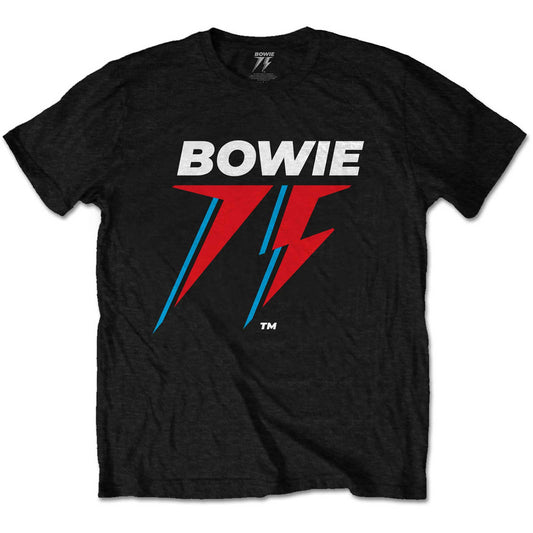 David Bowie Unisex T-Shirt: 75th Logo