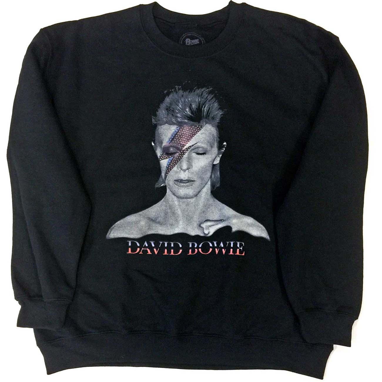 David Bowie Unisex Sweatshirt: Aladdin Sane Black