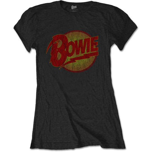 David Bowie Ladies T-Shirt: Diamond Dogs Vintage