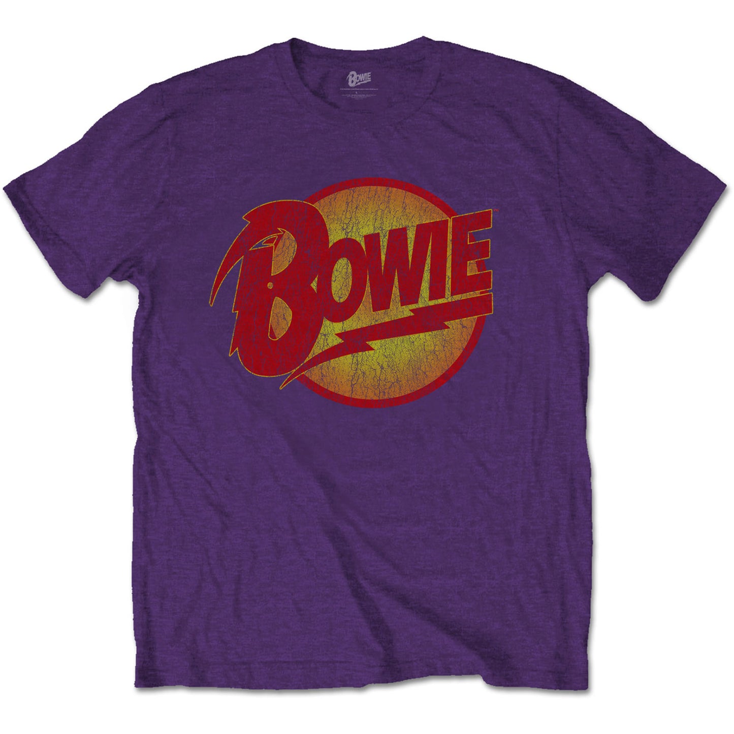 David Bowie Unisex T-Shirt: Vintage Diamond Dogs Logo