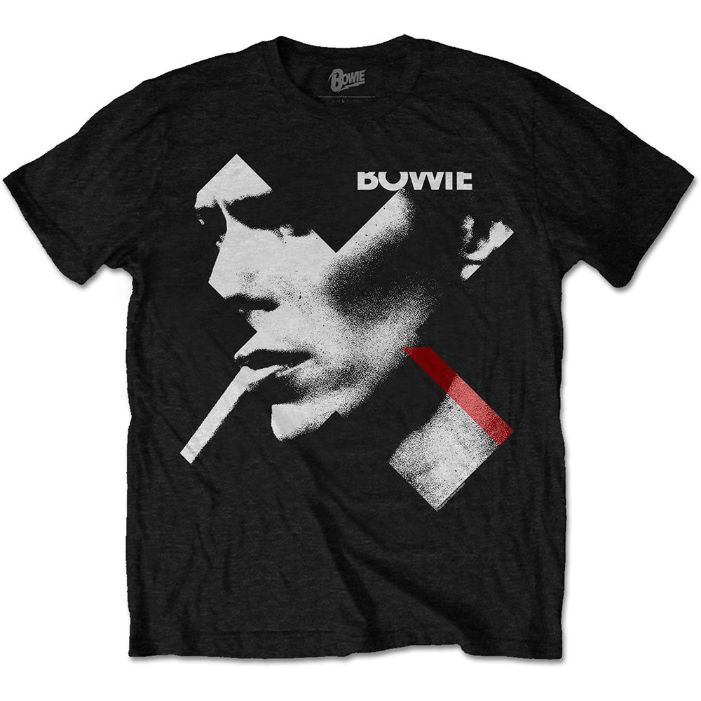 David Bowie Unisex T-Shirt: X Smoke Red