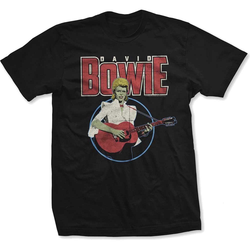 David Bowie Unisex T-Shirt: Acoustic Bootleg