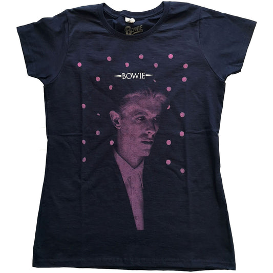 David Bowie Ladies T-Shirt: Dots