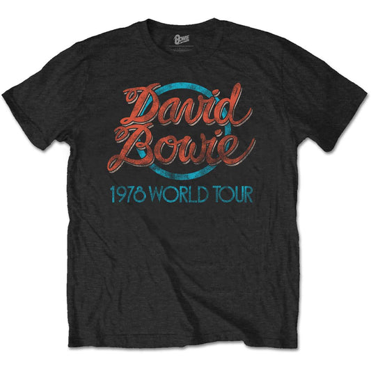 David Bowie Unisex T-Shirt: 1978 World Tour