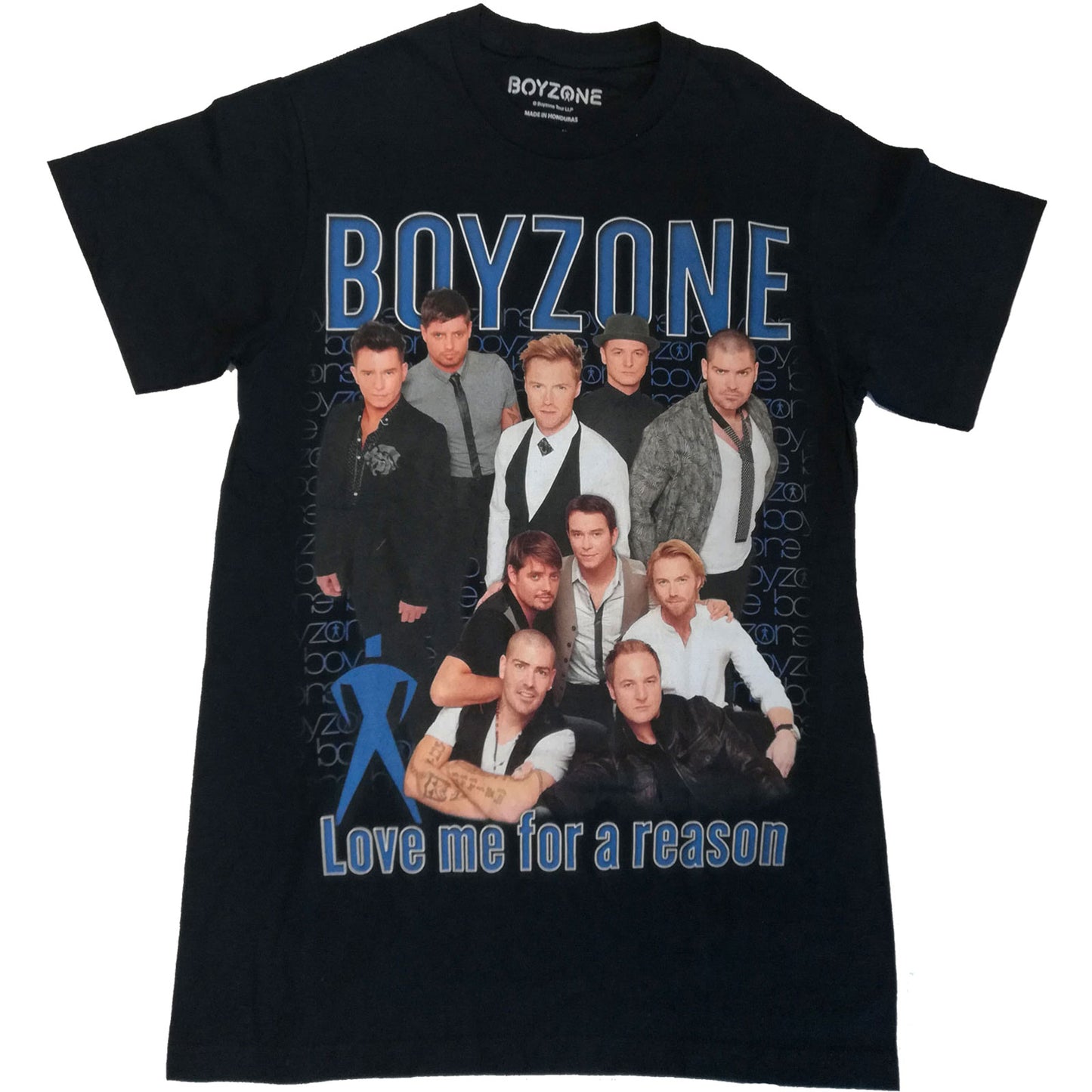 Boyzone Unisex T-Shirt: Love Me For A Reason Homage