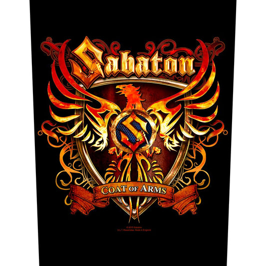 Sabaton Back Patch: Coat of Arms