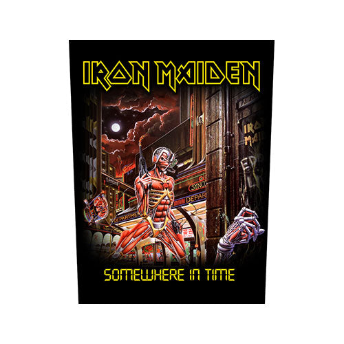 Iron Maiden Back Patch: Somewhere In Time