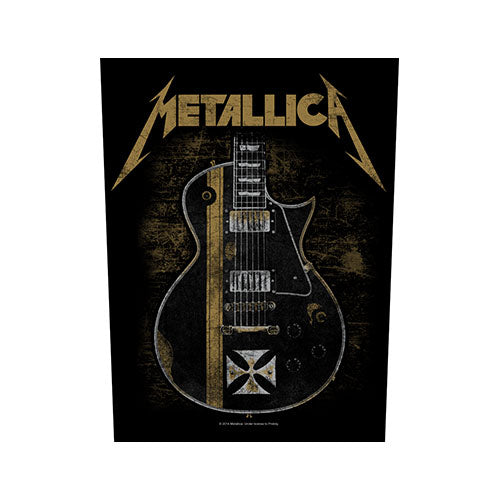 Metallica Back Patch: Hetfield Guitar